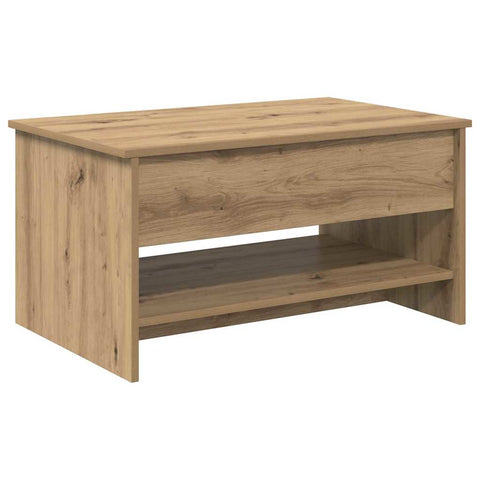 vidaXL Coffee Table Artisan oak 80 x 50.5 x 41.5 cm Engineered wood