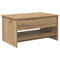 vidaXL Coffee Table Artisan oak 80 x 50.5 x 41.5 cm Engineered wood