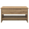 vidaXL Coffee Table Artisan oak 80 x 50.5 x 41.5 cm Engineered wood