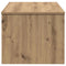 vidaXL Coffee Table Artisan oak 80 x 50.5 x 41.5 cm Engineered wood