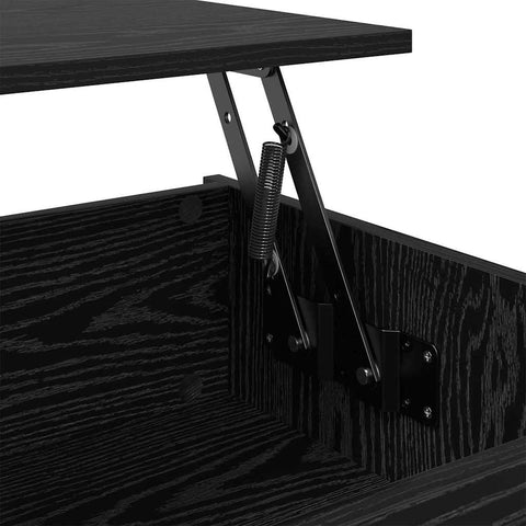 vidaXL Coffee Table Black oak 80 x 50.5 x 41.5 cm Engineered wood