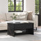 vidaXL Coffee Table Black oak 80 x 50.5 x 41.5 cm Engineered wood