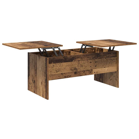vidaXL Coffee Table Old wood 102 x 50.5 x 46.5 cm Engineered wood