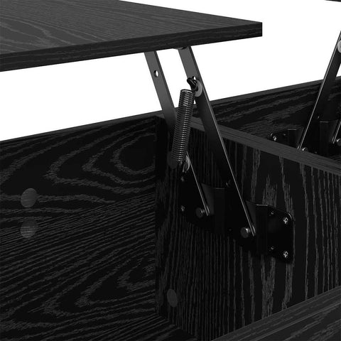 vidaXL Coffee Table Black oak 102 x 50.5 x 46.5 cm Engineered wood