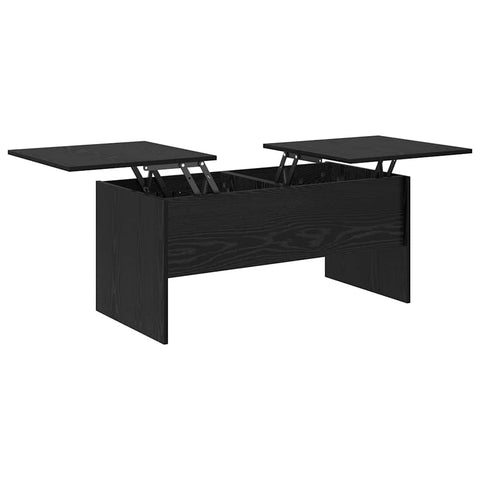 vidaXL Coffee Table Black oak 102 x 50.5 x 46.5 cm Engineered wood