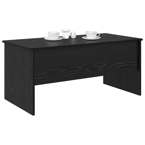 vidaXL Coffee Table Black oak 102 x 50.5 x 46.5 cm Engineered wood