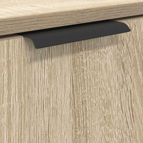 vidaXL Bathroom Cabinet Sonoma Oak 64.5 x 33.5 x 59 cm Engineered Wood