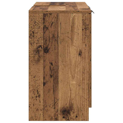 vidaXL Bathroom Cabinet Old Wood 64.5 x 33.5 x 59 cm Engineered Wood