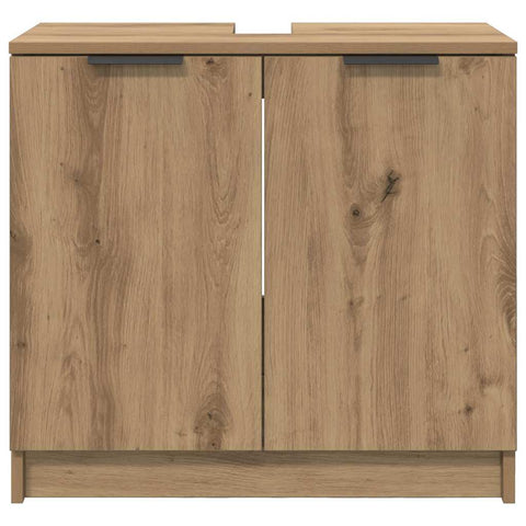vidaXL Bathroom Cabinet with Storage Artisan Oak 64.5 x 33.5 x 59 cm