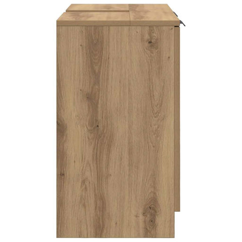 vidaXL Bathroom Cabinet with Storage Artisan Oak 64.5 x 33.5 x 59 cm