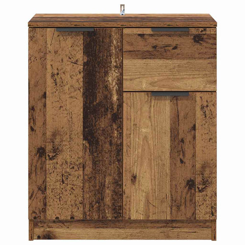 vidaXL Sideboard with Drawer Old wood 60 x 30 x 70 cm Engineered wood