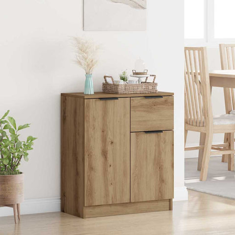 vidaXL Sideboard Artisan oak 60 x 30 x 70 cm Engineered wood