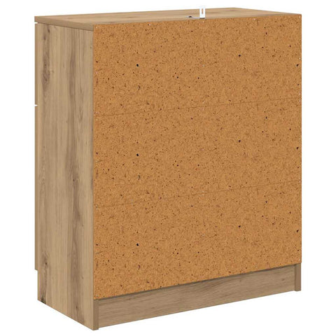vidaXL Sideboard Artisan oak 60 x 30 x 70 cm Engineered wood