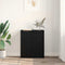 vidaXL Sideboard with Drawer Black oak 60 x 30 x 70 cm Engineered wood