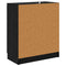 vidaXL Sideboard with Drawer Black oak 60 x 30 x 70 cm Engineered wood