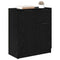 vidaXL Sideboard with Drawer Black oak 60 x 30 x 70 cm Engineered wood
