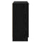 vidaXL Sideboard with Drawer Black oak 60 x 30 x 70 cm Engineered wood