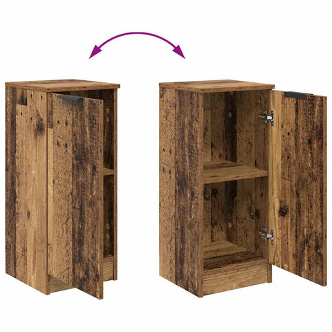vidaXL Sideboard Old wood 30 x 30 x 70 cm Engineered wood
