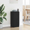 vidaXL Sideboard Black oak 30 x 30 x 70 cm Engineered wood