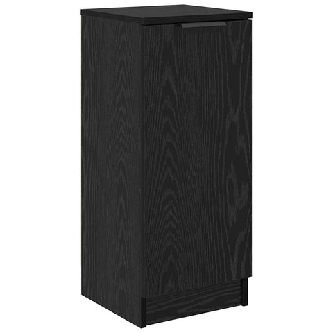 vidaXL Sideboard Black oak 30 x 30 x 70 cm Engineered wood