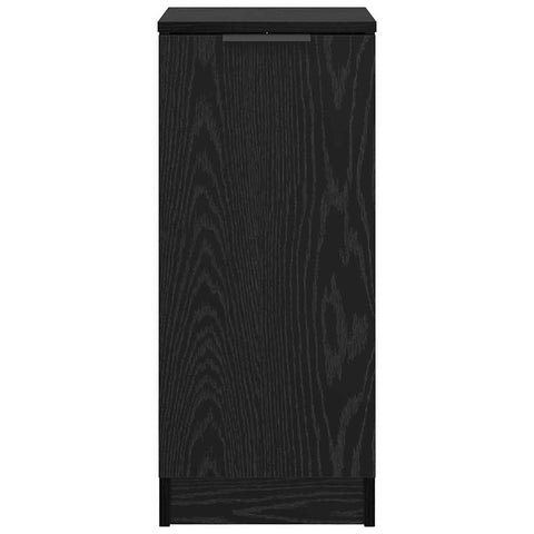 vidaXL Sideboard Black oak 30 x 30 x 70 cm Engineered wood
