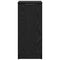 vidaXL Sideboard Black oak 30 x 30 x 70 cm Engineered wood