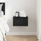 vidaXL Bedside Cabinet Black oak 34 x 30 x 20 cm Engineered wood