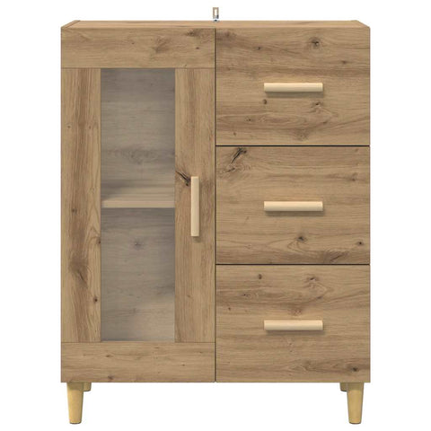vidaXL Sideboard Artisan Oak 69.5 x 34 x 90 cm Engineered Wood