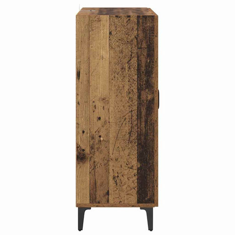 vidaXL Sideboard Old Wood 69.5 x 34 x 90 cm Engineered Wood and Iron