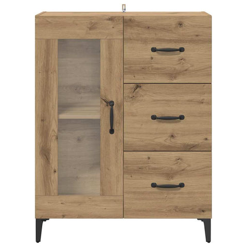 vidaXL Sideboard with Drawer Artisan Oak 69.5 x 34 x 90 cm