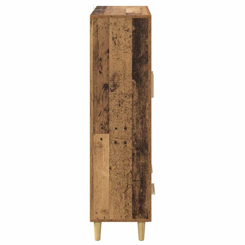 vidaXL Highboard with Drawer Old Wood 70 x 31 x 115 cm Engineered Wood