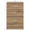 vidaXL Bedside Cabinet Artisan oak 40 x 40 x 63 cm Engineered wood