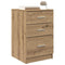 vidaXL Bedside Cabinet Artisan oak 40 x 40 x 63 cm Engineered wood