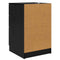 vidaXL Bedside Cabinet Black oak 40 x 40 x 63 cm Engineered wood