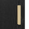 vidaXL Sideboard Black oak 34.5 x 34 x 90 cm Engineered wood