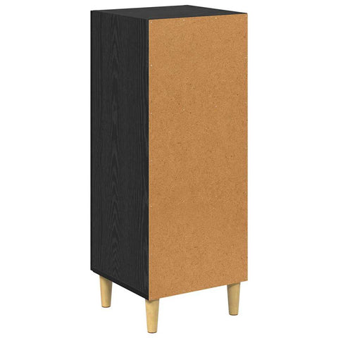 vidaXL Sideboard Black oak 34.5 x 34 x 90 cm Engineered wood