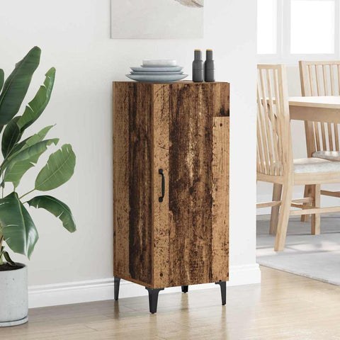 vidaXL Sideboard Old wood 34.5 x 34 x 90 cm Engineered wood