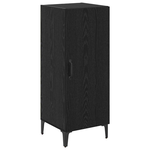 vidaXL Sideboard Black oak 34.5 x 34 x 90 cm Engineered wood