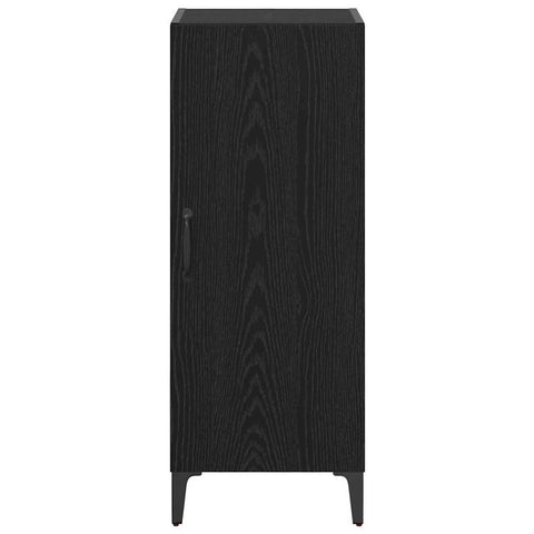 vidaXL Sideboard Black oak 34.5 x 34 x 90 cm Engineered wood