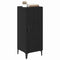 vidaXL Sideboard Black oak 34.5 x 34 x 90 cm Engineered wood