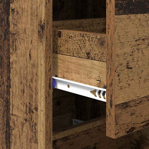 vidaXL Sideboard Old wood 34.5 x 34 x 90 cm Engineered wood
