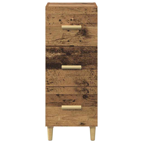 vidaXL Sideboard Old wood 34.5 x 34 x 90 cm Engineered wood