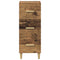 vidaXL Sideboard Old wood 34.5 x 34 x 90 cm Engineered wood