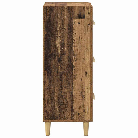 vidaXL Sideboard Old wood 34.5 x 34 x 90 cm Engineered wood