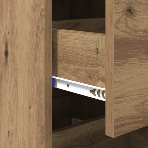 vidaXL Sideboard Artisan oak 34.5 x 34 x 90 cm Engineered wood