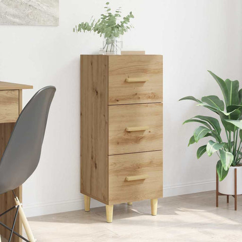 vidaXL Sideboard Artisan oak 34.5 x 34 x 90 cm Engineered wood