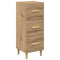 vidaXL Sideboard Artisan oak 34.5 x 34 x 90 cm Engineered wood