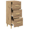 vidaXL Sideboard Artisan oak 34.5 x 34 x 90 cm Engineered wood