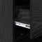 vidaXL Sideboard Black oak 34.5 x 34 x 90 cm Engineered wood