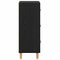 vidaXL Sideboard Black oak 34.5 x 34 x 90 cm Engineered wood